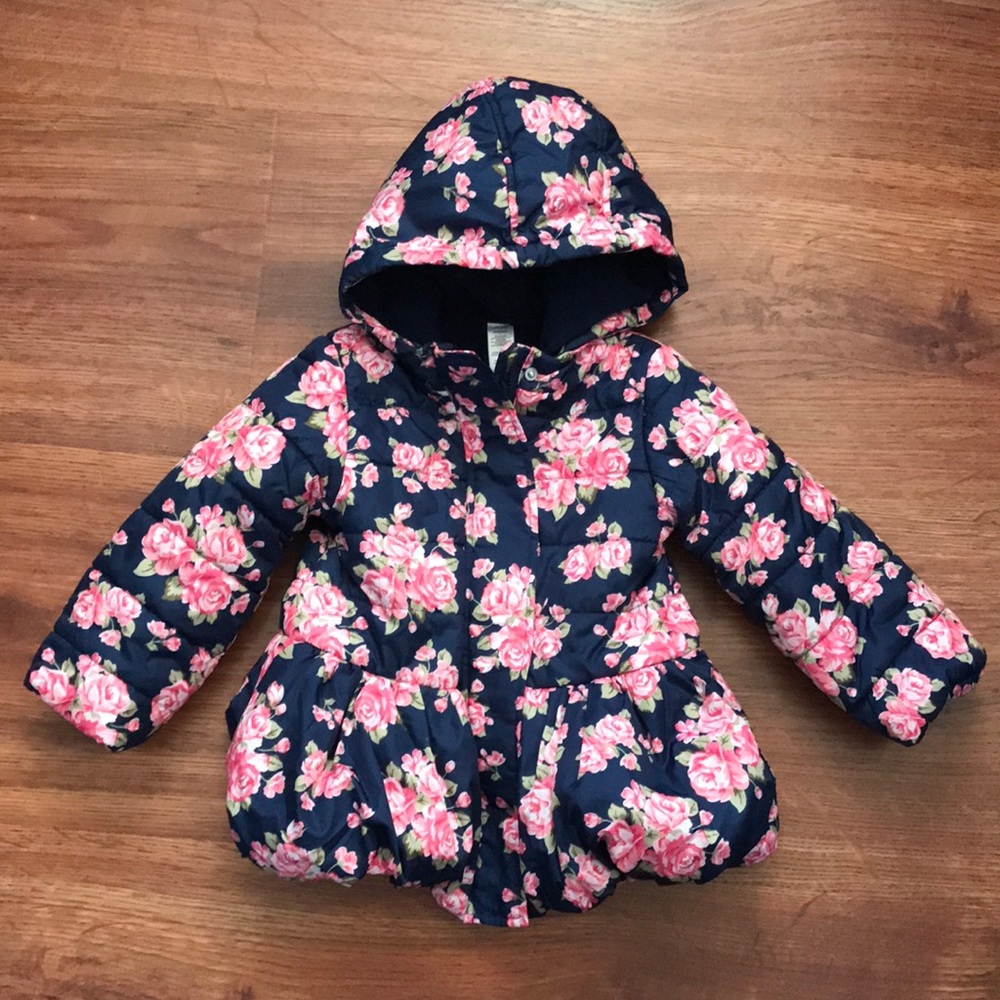 Rose Puffer Coat